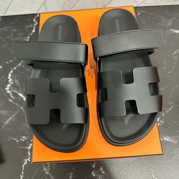Hermes Shoes - Hermes chypre black